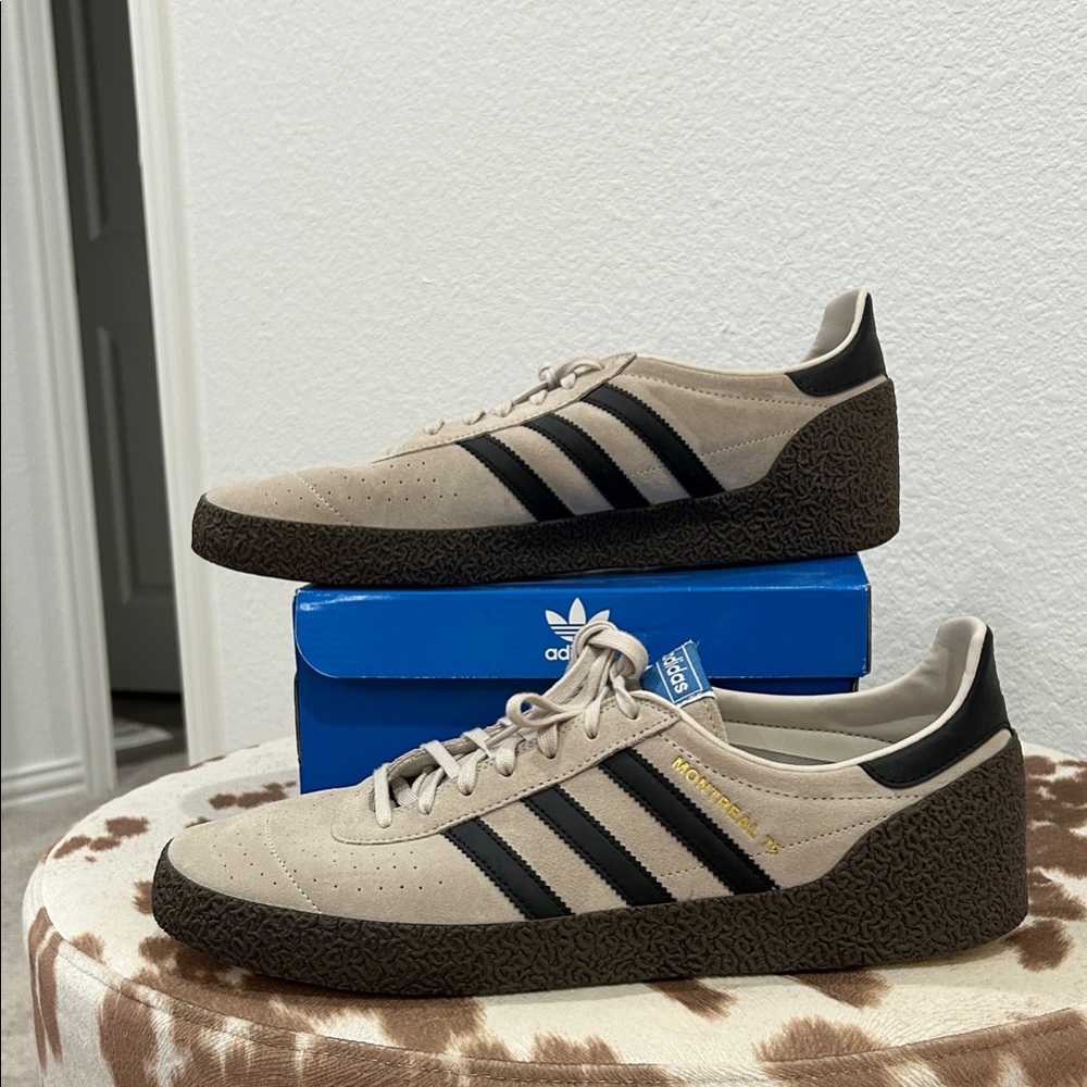 Adidas Montreal 76 Sneakers - Beige and Brown - Picture 4 of 6